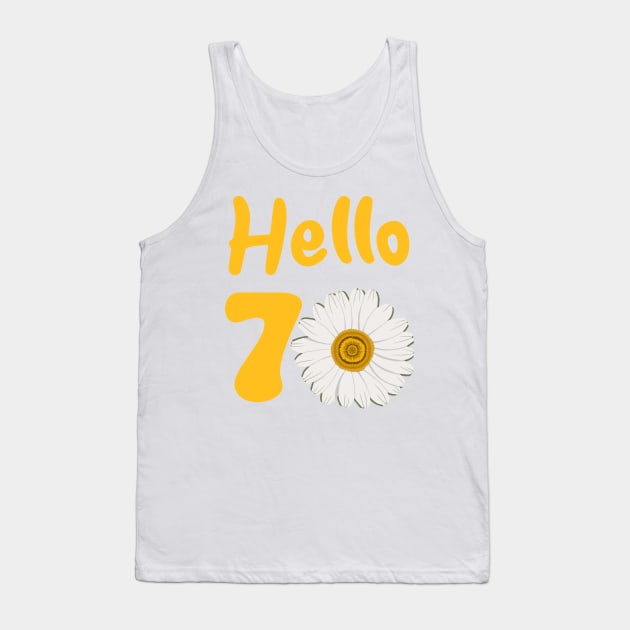 70th Birthday Tank Top by Hsbetweenus